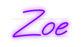 Custom Neon: Zoe