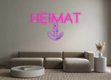 Custom Neon: HEIMAT
    ⚓