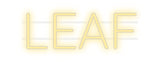 Custom Neon: LEAF