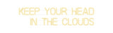 Custom Neon: Keep your head...