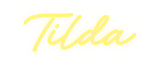 Custom Neon: Tilda