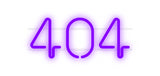Custom Neon: 404
