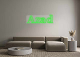 Custom Neon: Azad