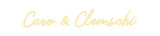 Custom Neon: Caro &amp; Clemschi