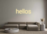 Custom Neon: hellos