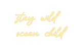 Custom Neon: stay wild
 ...
