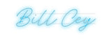 Custom Neon: Bill Cey