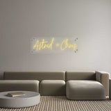 Custom Neon: Astrid + Chris