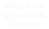 Personalisiertes Neonschild: cheers to lov...