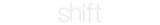 Personalisiertes Neonschild: shift