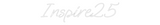Personalisiertes Neonschild: Inspire25