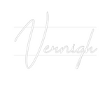 Personalisiertes Neonschild: Vernigh
