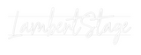 Personalisiertes Neonschild: LambertStage