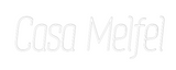 Personalisiertes Neonschild: Casa Melfel