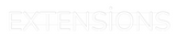 Personalisiertes Neonschild: EXTENSİONS