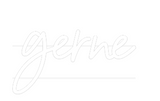 Personalisiertes Neonschild: gerne