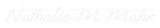 Personalisiertes Neonschild: Nathalie M. M...