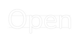 Personalisiertes Neonschild: Open