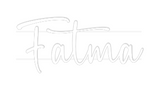 Personalisiertes Neonschild: Fatma