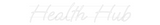 Personalisiertes Neonschild: Health Hub