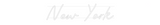 Personalisiertes Neonschild: New York