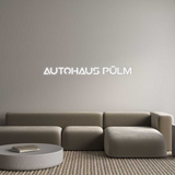 Personalisiertes Neonschild: Autohaus Pülm