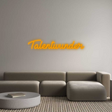 Personalisiertes Neonschild: Talentwunder