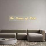 Personalisiertes Neonschild: The House of ...