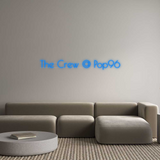 Personalisiertes Neonschild: The Crew @ Po...