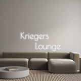 Personalisiertes Neonschild: Kriegers 
  ...