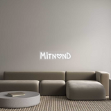 Personalisiertes Neonschild: MitnonD