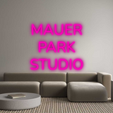 Personalisiertes Neonschild: MAUER
PARK
...