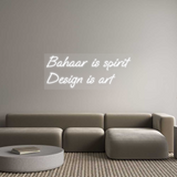 Personalisiertes Neonschild: Bahaar is spi...