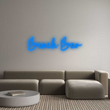 Personalisiertes Neonschild: Beach Bar