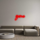 Personalisiertes Neonschild: gerne