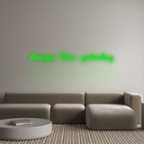 Personalisiertes Neonschild: stronger than...