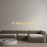 Personalisiertes Neonschild: A Taste of Gr...