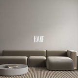Personalisiertes Neonschild: HANF