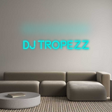 Personalisiertes Neonschild: DJ Tropezz