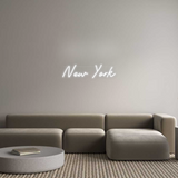 Personalisiertes Neonschild: New York