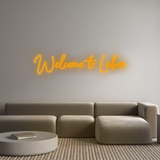 Personalisiertes Neonschild: Welcome to La...
