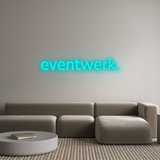 Personalisiertes Neonschild: eventwerk.