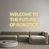 Personalisiertes Neonschild: WELCOME TO 
...