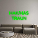Personalisiertes Neonschild: HAK/HAS
TRAUN