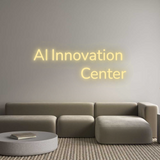 Personalisiertes Neonschild: AI Innovation...