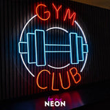 "GYM Club" LED Neonschild