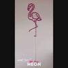 "Flamingo" Leuchtmotiv aus LED Neon