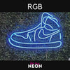 "Nike Schuh" Leuchtmotiv aus LED Neon