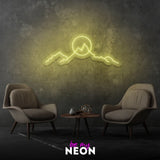 "Berge I" Kunstwerk aus LED Neon