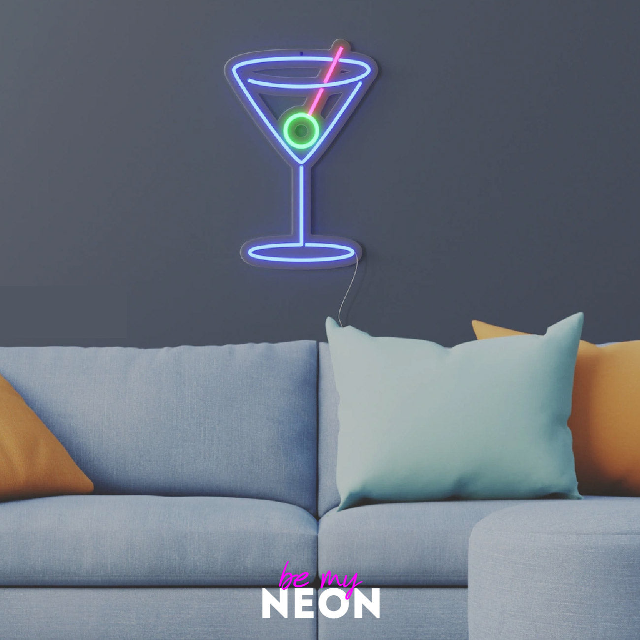 "Cocktail 4" LED Neonschild